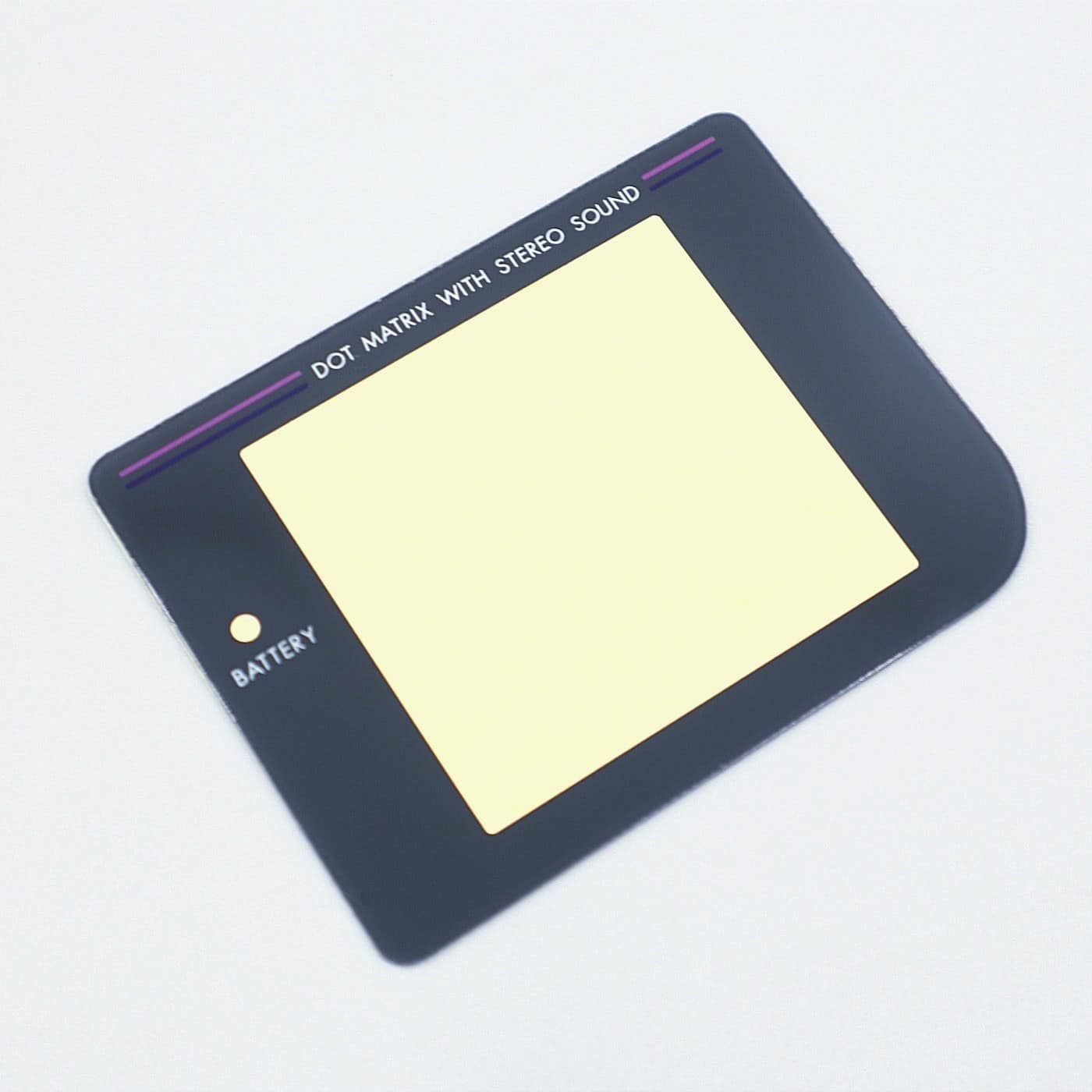 1626982672470.jpg Display Scheibe für GameBoy Play it Loud Serie - Dunkelgrau – Bild 1