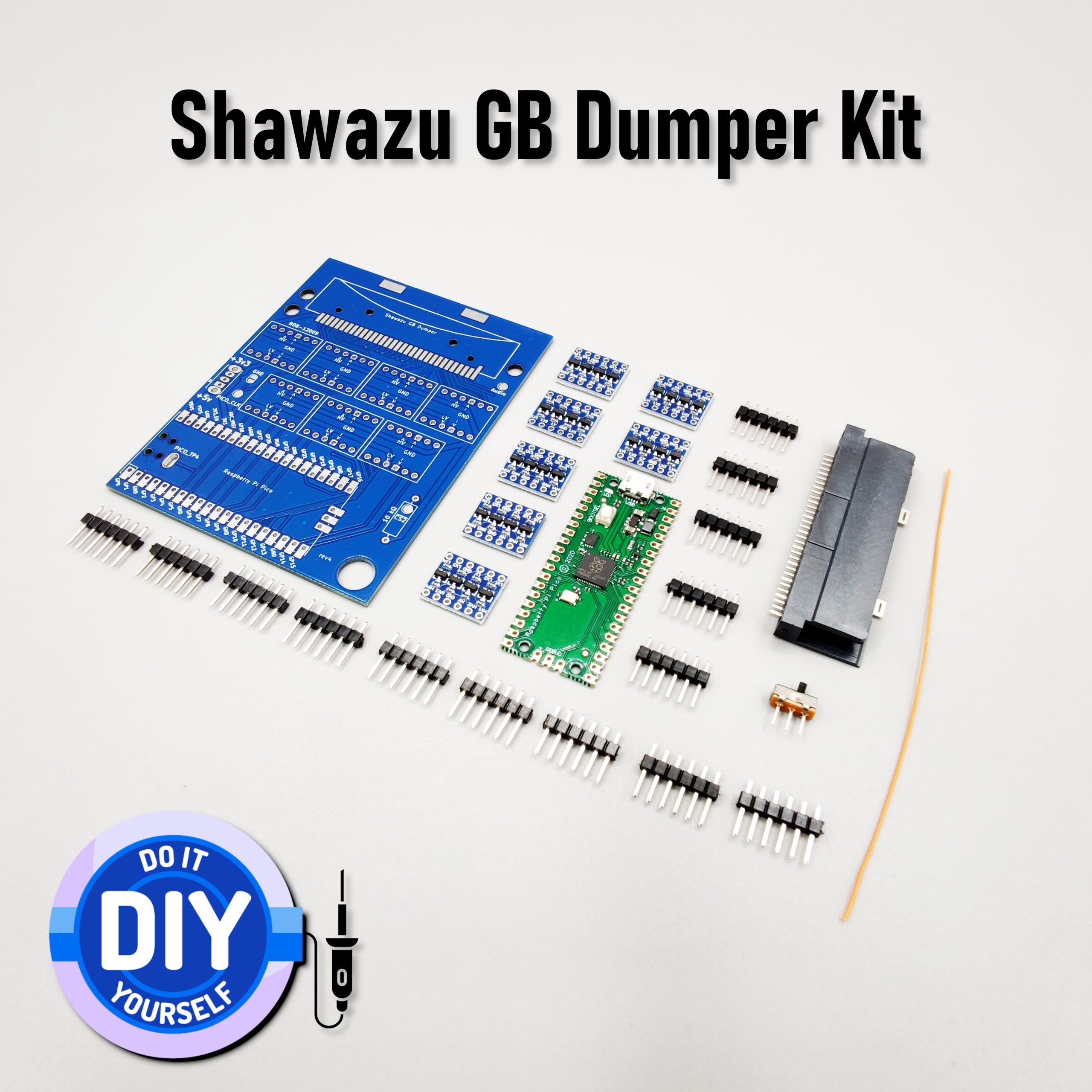 Shawazu-GB-Dumper-Kit-scaled-1.jpg Shawazu GB Dumper Kit für GameBoy Spiele Cartridges - DIY Version – Bild 1