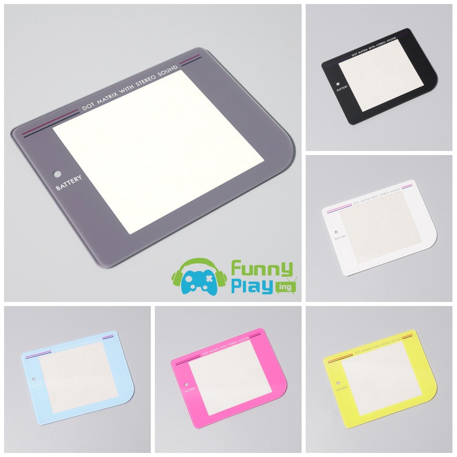 funnyplaying-dmg-ips-scheibe.jpg FunnyPlaying RETRO PIXEL Q5 IPS Glasscheibe für GameBoy Classic – Bild 1